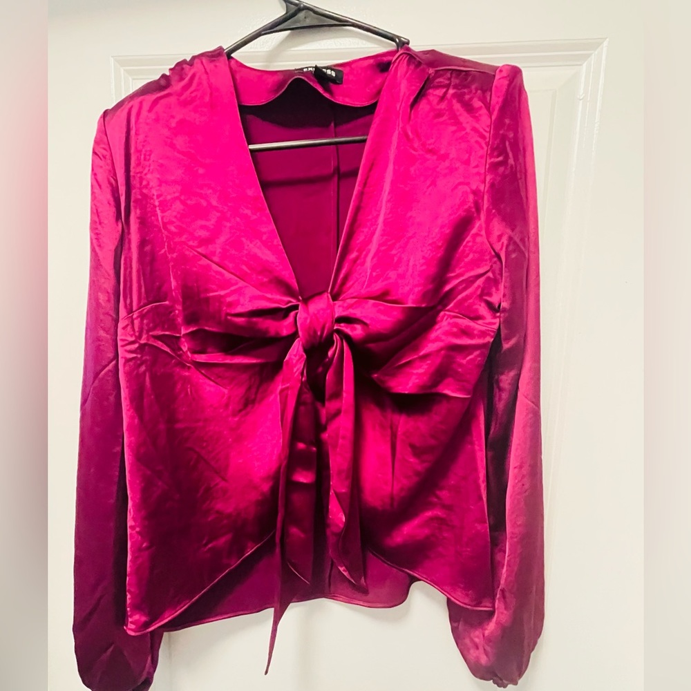 Fuchsia blouse from express.